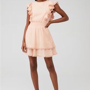 Sage the Label Summer’s Eve Peach Ruffle Dress